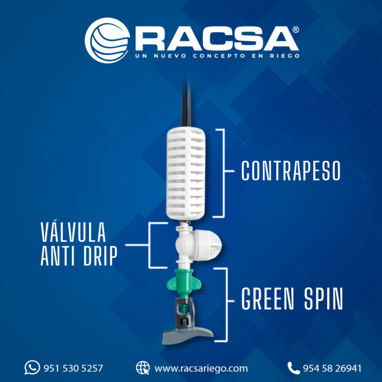 Microaspersor GREEN SPIN 105l/h Verde - Imagen 2