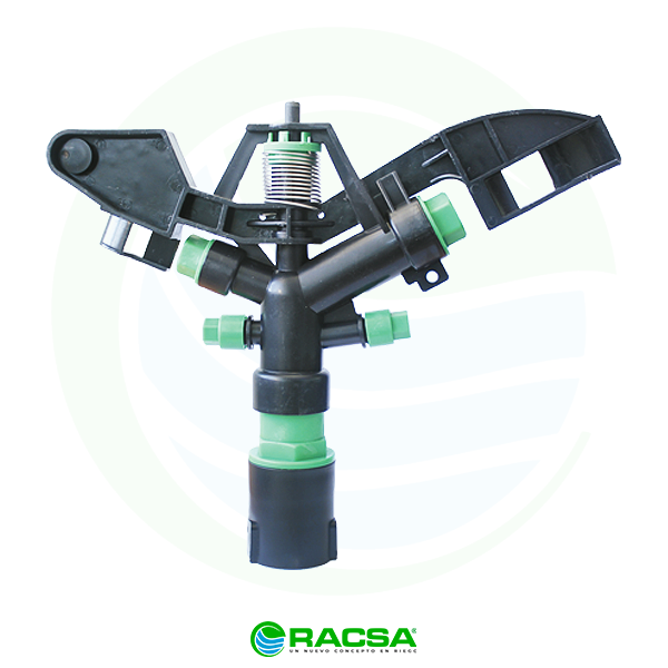Aspersor Jardin Impacto Circulo Parcial Con Conexi?n de Rosca Macho de 1" 4 Boquillas
