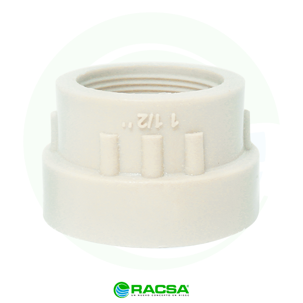 Tuerca Tinaco Cuadrado Estandar 2 1/4" x 1 1/2"