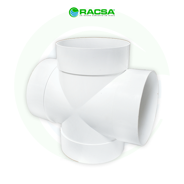 Tee Doble 100 x 100 MM