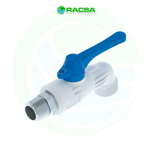 Llave Jard?n Tipo Pesado con Rosca Macho 1/2"